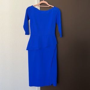 Chiara Boni sz 42 bright blue dress